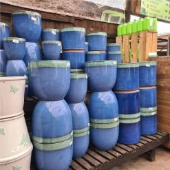 Woodlodge 31cm Sapphire Two Tone Cylinder Pot 5 Woodlodge 31cm Sapphire Two Tone Cylinder Pot -Garden Care Sale 30179017 2