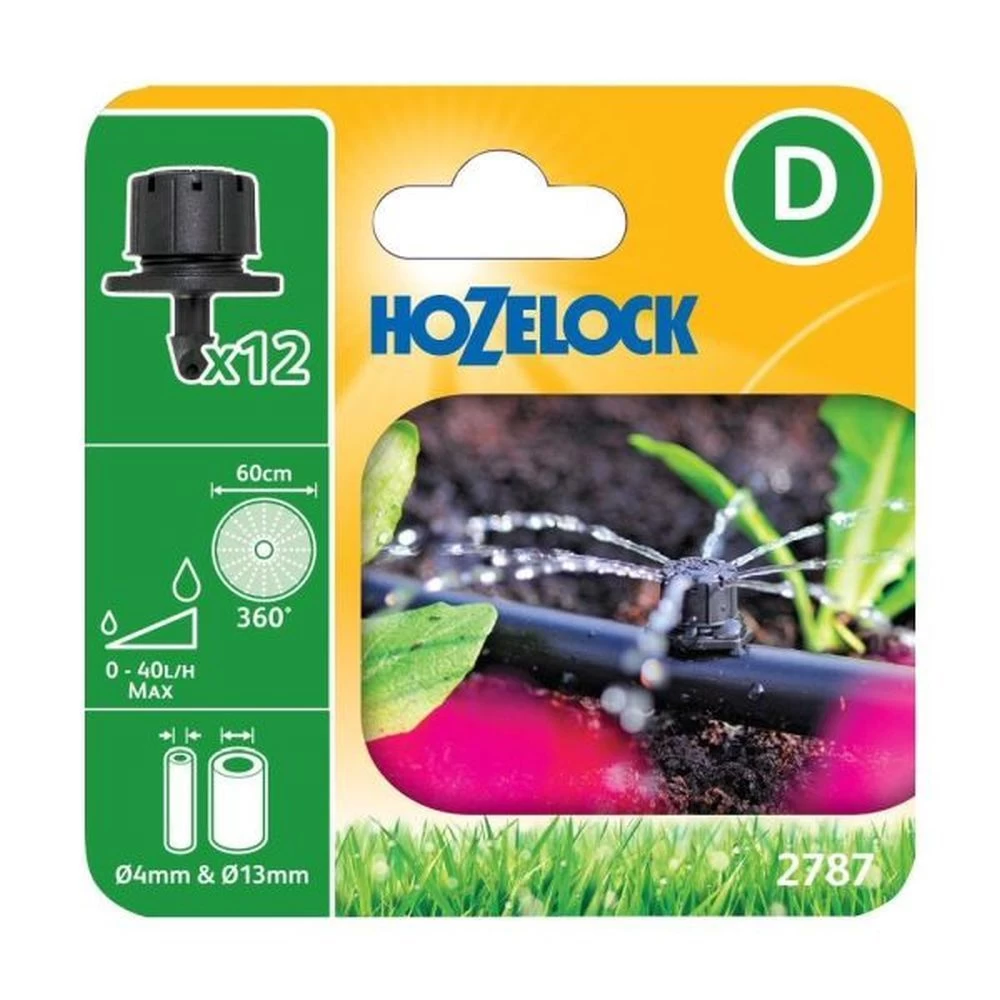 Hozelock 360? Adjustable End Of Line Mini Sprinkler (Pack Of 12) 3 Hozelock 360? Adjustable End Of Line Mini Sprinkler (Pack Of 12)