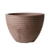 Stewarts 50cm Dark Brown Low Honey Garden Pot Planter -Garden Care Sale 5011431098479
