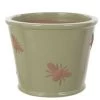 Woodlodge 31cm Glazed Green Bee Pot -Garden Care Sale 5021346434637
