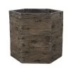 Woodlodge 34cm Driftwood Hexagon Resin Pot -Garden Care Sale 5021346440942