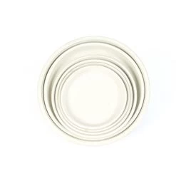 Woodlodge 36cm White Blossom Glazed Saucer