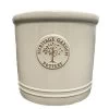 Woodlodge 38cm White / Cream Glazed Heritage Cylinder Pot -Garden Care Sale 5021346500646 dfb0514a bf27 4b78 af9d 0fa14863b2b5