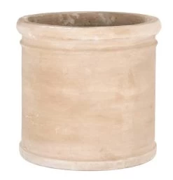 Woodlodge 37cm Chocolate Cylinder Pots