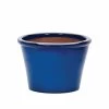 APTA 31cm Blue Saigon Glazed Bowl Planter 2 APTA 31cm Blue Saigon Glazed Bowl Planter -Garden Care Sale 5022413588246