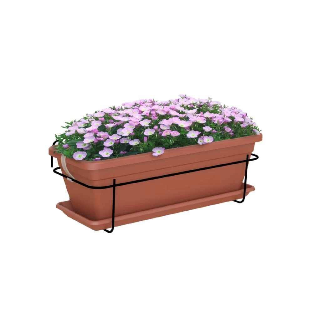 Artevasi 50cm Terracotta Venezia Plant Box Balcony Kit 4 Artevasi 50cm Terracotta Venezia Plant Box Balcony Kit - Image 2