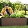 Keter 106cm Rectangular Garden Bed - Maple Brown 2 Keter 106cm Rectangular Garden Bed - Maple Brown -Garden Care Sale 7290112633521 2