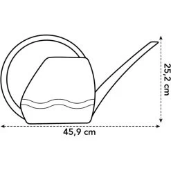 Elho 3.5 Litre Anthracite Aquarius Watering Can 7 Elho 3.5 Litre Anthracite Aquarius Watering Can -Garden Care Sale 8711904303723 3