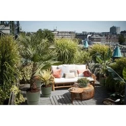 Elho 25cm Leaf Green Greenville Round Planter -Garden Care Sale 8711904332433 5