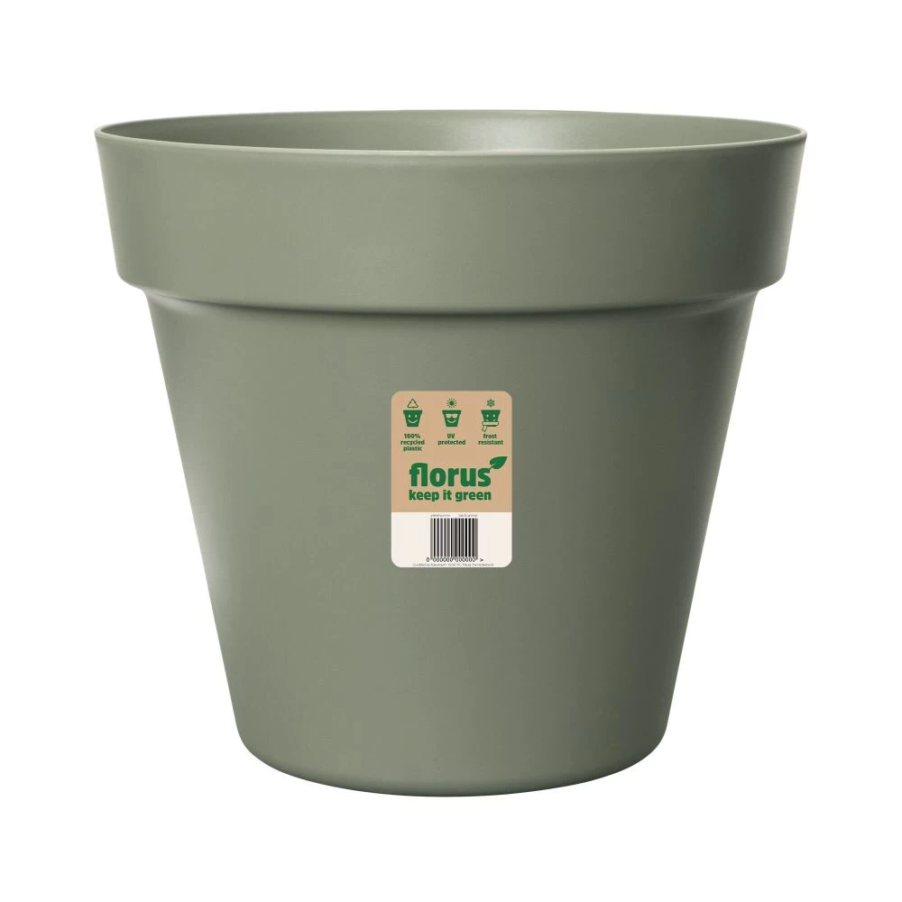 Elho 47cm Olive Green Paris Flower Pot 3 Elho 47cm Olive Green Paris Flower Pot
