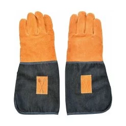 Fallen Fruits 36cm Long Denim Garden Gloves