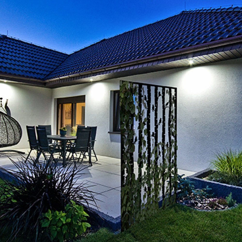 Fallen Fruits 186cm Black Birds Metal Privacy Screen 4 Fallen Fruits 186cm Black Birds Metal Privacy Screen - Image 2